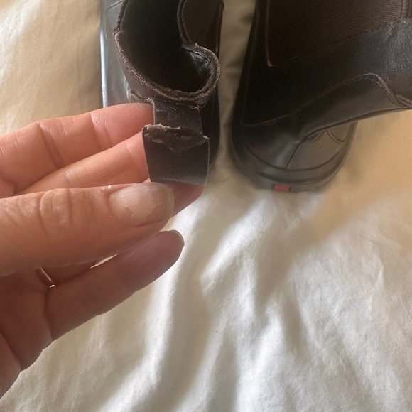 PRADA Y2K Linea Rossa combat boots 8.5 Brown - Picture 3 of 5